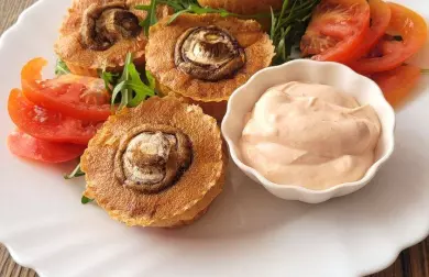 Žampiony v těstíčku - LC