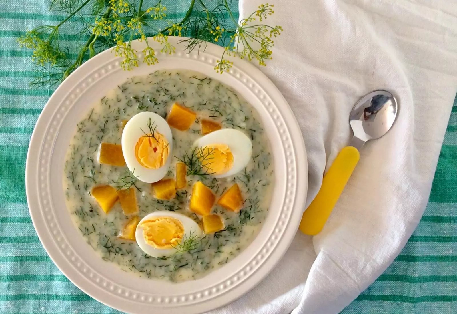 Koprová omáčka z petržele - nemléčná