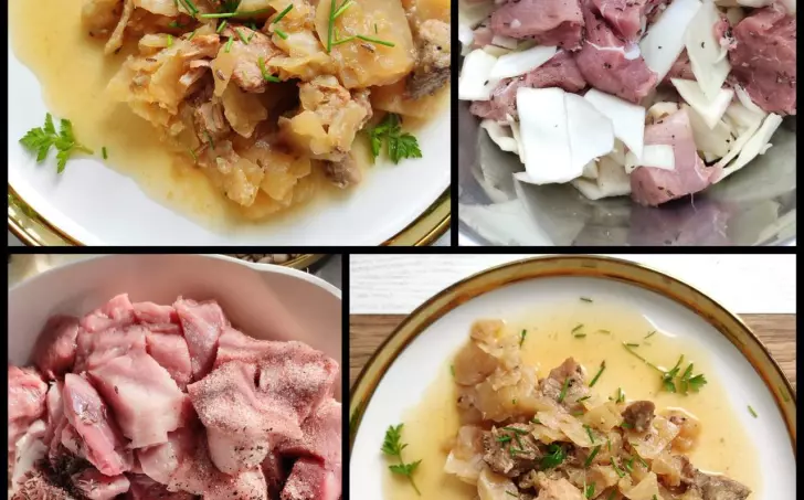 Dušená vepřová pečeně na zelí