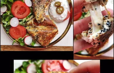 Mandlovo-semínkový toast a jalapeno dip