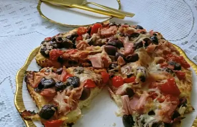 Karfiolový koláč á la pizza