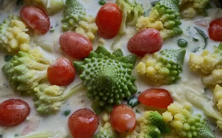 Romanesco quiche