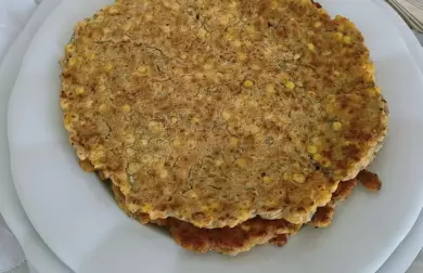 Čočkové placky se sýrem