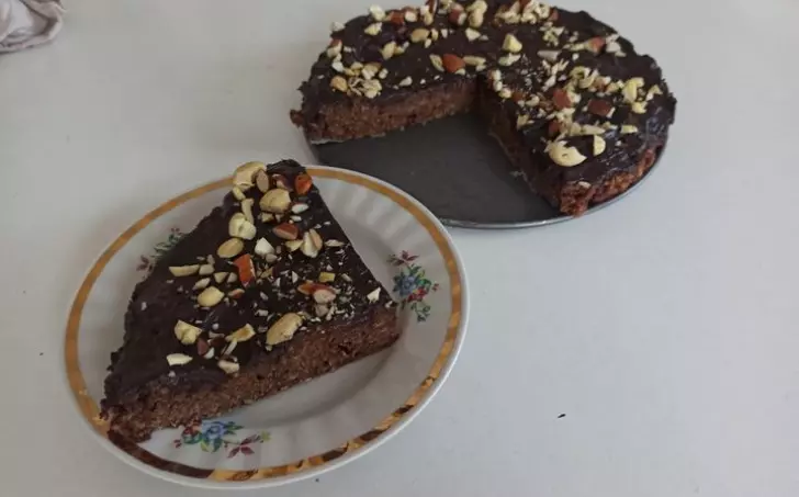 FIT koláč s banány