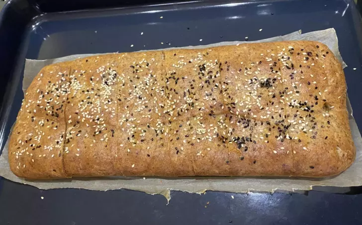 Slaný závin se zelím a slaninou - LC