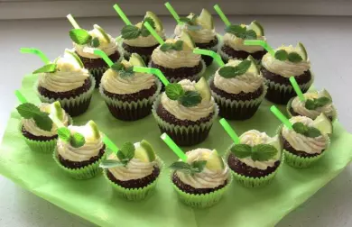 Mojito cupcakes