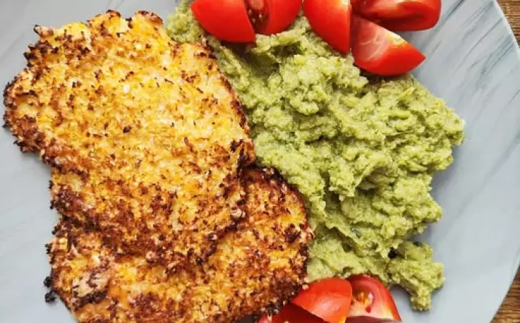 Zelné placky a brokolicová kaše