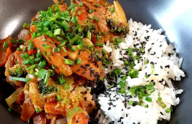 Kačací stir fry so zeleninou (low carb)