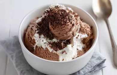 Čokoládová zmrzlina bez cukru
