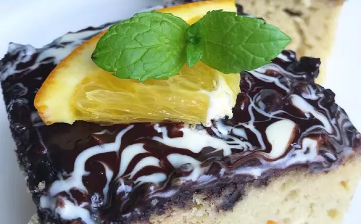 Pomerančové blondies s čokoládou
