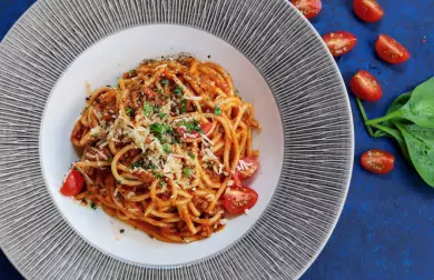 Omáčka z červené čočky, ala Bolognese