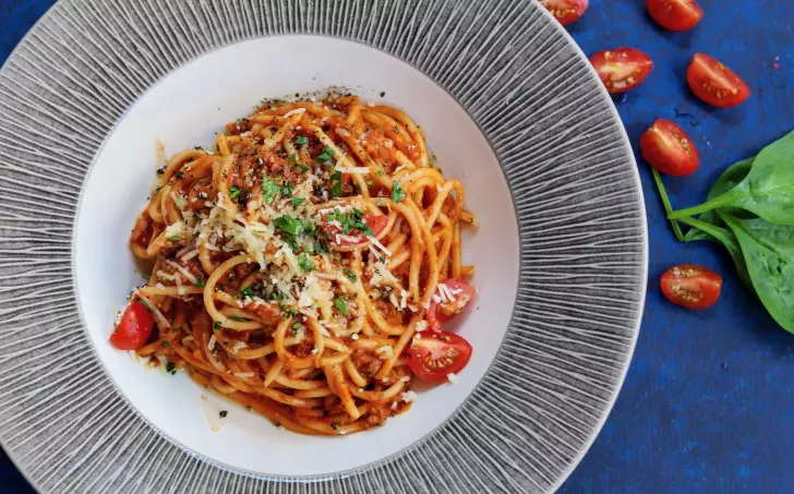 Omáčka z červené čočky, ala Bolognese