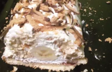 Roláda dvakrát banánová - bezlepková