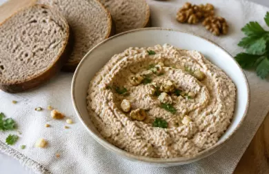 Pomazánka z vlašských ořechů a tofu (vegan) - LC