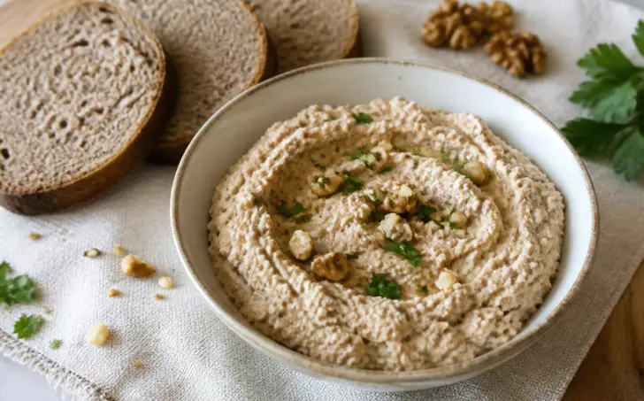 Pomazánka z vlašských ořechů a tofu (vegan) - LC