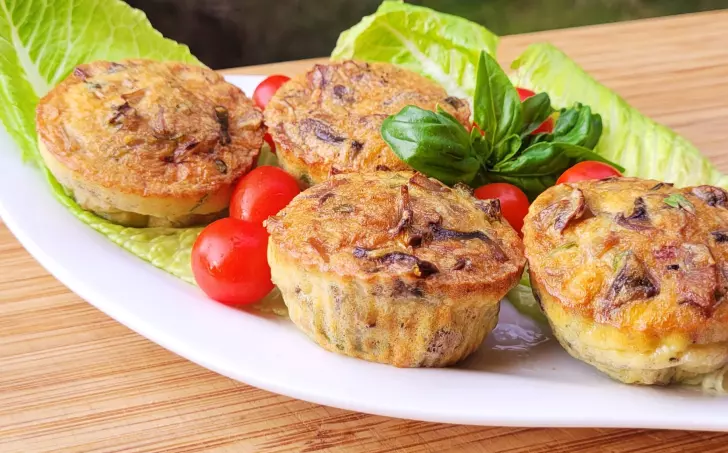 Žampionové muffiny - LC