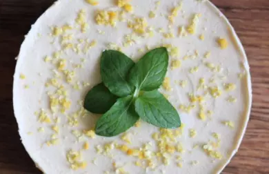 Citrónový RAW dort