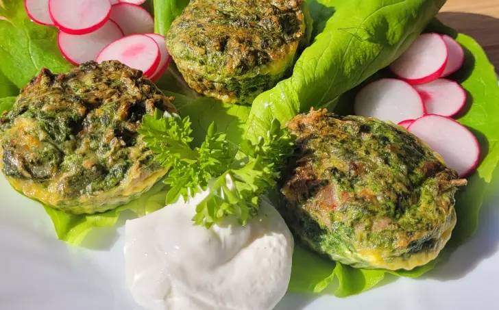 ŠPENÁTOVÉ MUFFÍNY