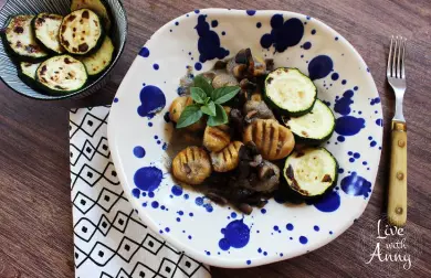 Dýňové gnocchi s houbovou omáčkou | Zdravě do plavek