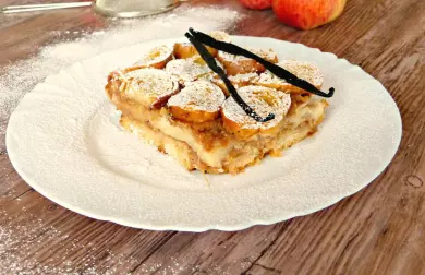 Žemlovka se šmakounem a rýžovou smetanou