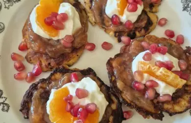 Tvarohovo jablečné lívanečky