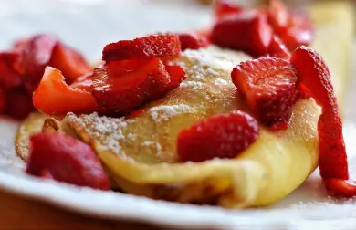 Palačinky zapečené s tvarohem