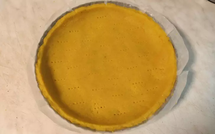 Mandlový koláč s tvarohem a jablky - LC