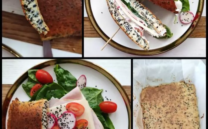 Sandwich z mandlového chleba - LC