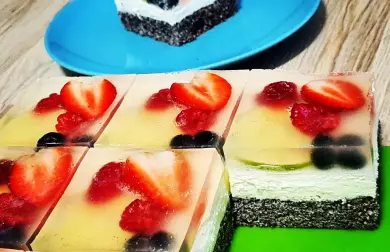 Osvěžující makové řezy