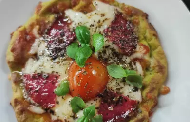 Avokádová mini pizza