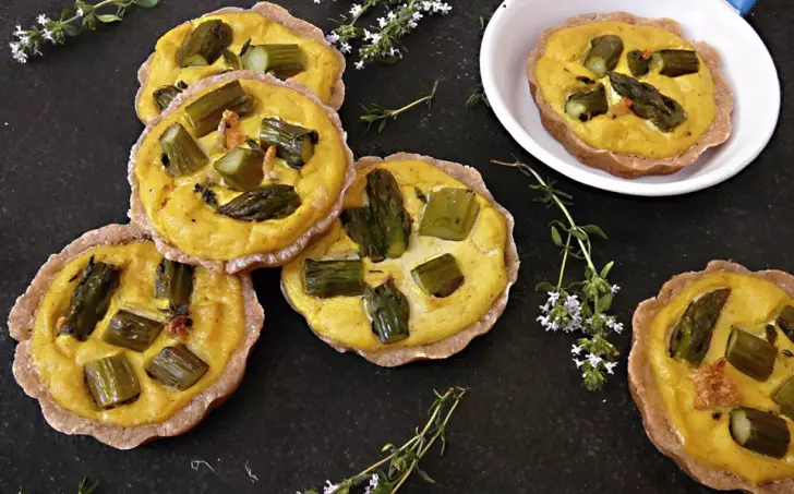 Mini vege quiche