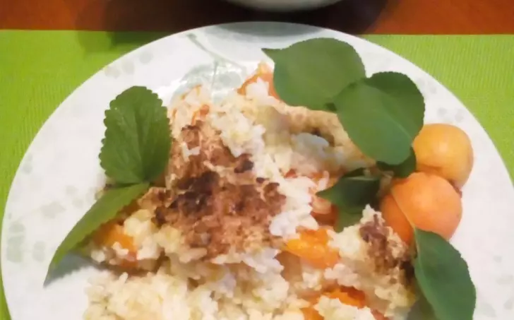 Rýžový nályp s meruňkami