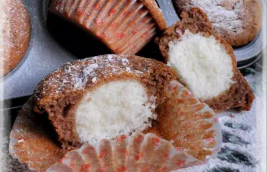 Mufiny s kokosovou náplní