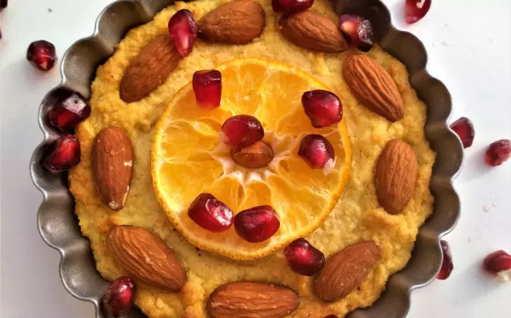 Pomerančové koláčky z mandlové mouky