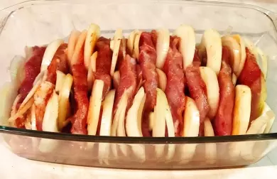 Zapečené vepřové kotlety a květáková kaše - LC