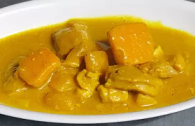 Kuřecí kari s dýní