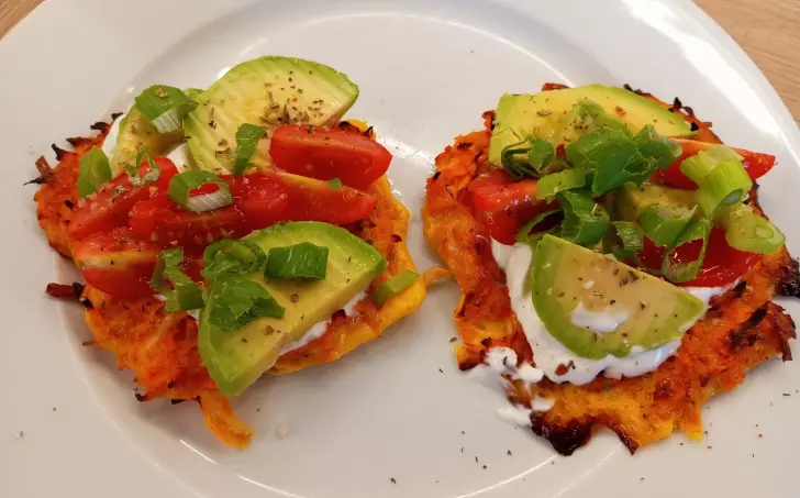 Mrkvové placky obložené - LC