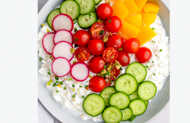 Cottage sýr se zeleninou