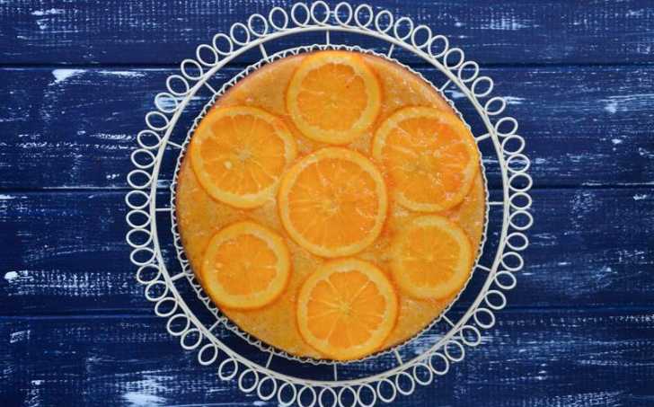 Pomerančovo-mandlový koláč s ricottou