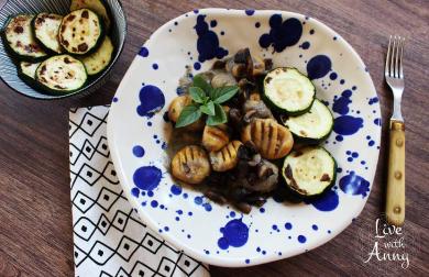 Dýňové gnocchi s houbovou omáčkou | Zdravě do plavek