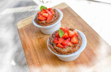 Jahodové snídaňové muffiny (nízkosacharidové)