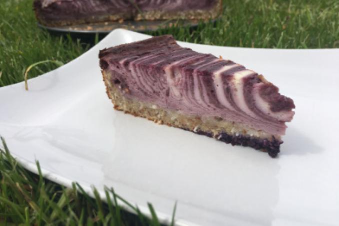 Kefírový dort s borůvkami ( redukční)