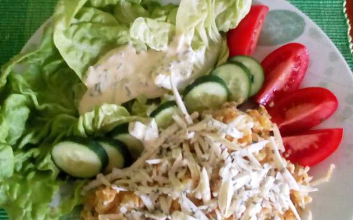 Květáková smaženice s domácí tatarkou