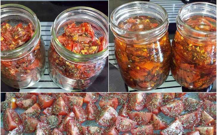 DOMÁCÍ SUŠENÁ (PEČENÁ) RAJČATA