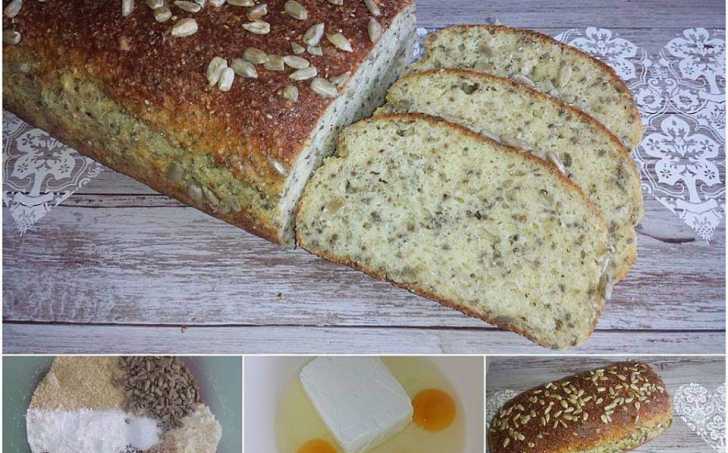 MANDLOVÝ CHLÉB S CHIA - nízkosacharidový