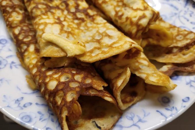 Snadné těsto na low carb palačinky z mascarpone