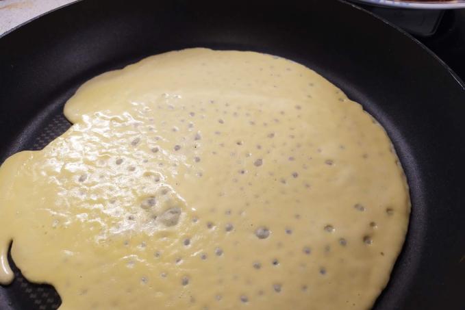 Snadné těsto na low carb palačinky z mascarpone