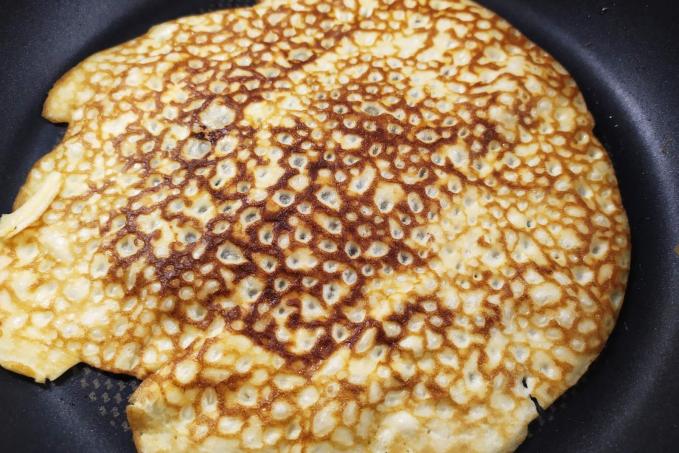 Snadné těsto na low carb palačinky z mascarpone