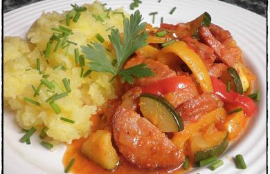 ZELENINOVÉ LEČO Z TROUBY