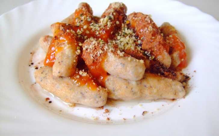 Špaldové bramborové šišky s mákem uvnitř